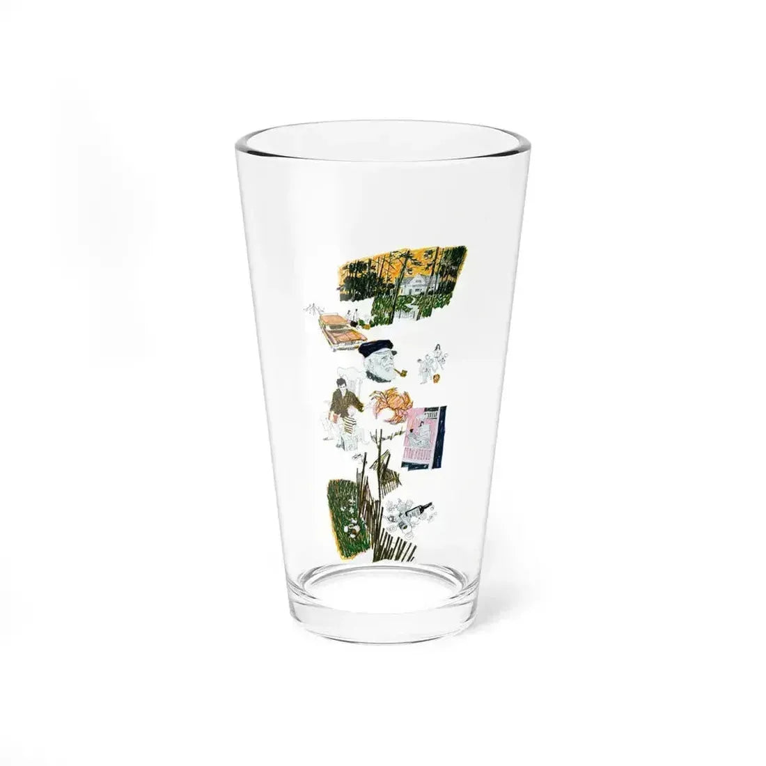 A Little Potato Salad Goes A Long Way by Will Stanton, Woman magazine, 1969 (Magazine Illustration) Pint Glass 16oz 16oz - Go Mug Yourself