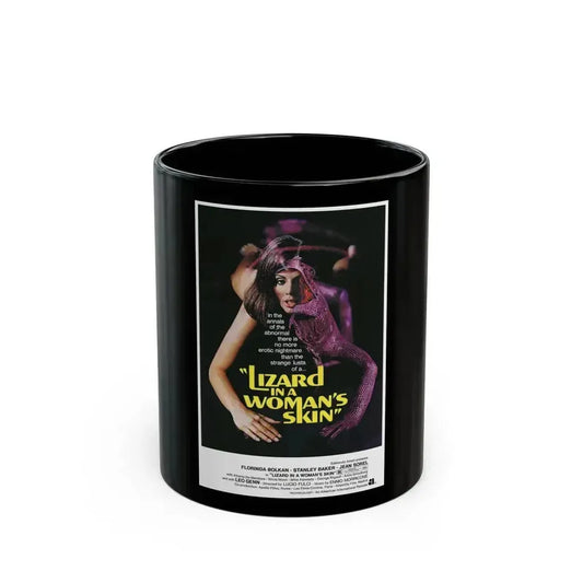 A LIZARD IN A WOMANS SKIN (2) 1971 Movie Poster - Black Coffee Mug 11oz - Go Mug Yourself