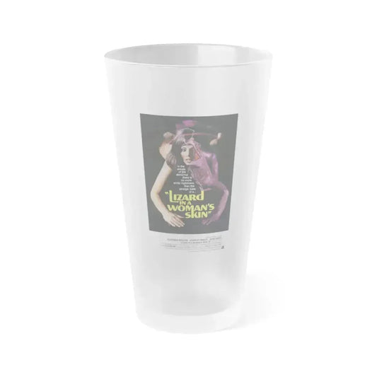 A LIZARD IN A WOMANS SKIN (2) 1971 Movie Poster - Frosted Pint Glass 16oz 16oz Frosted - Go Mug Yourself