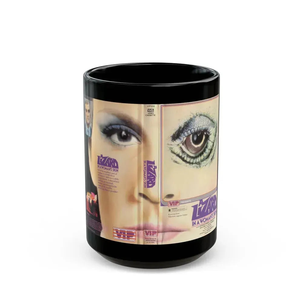 A LIZARD IN WOMANS SKIN VIP (VHS COVER) - Black Coffee Mug 15oz - Go Mug Yourself