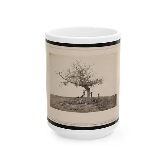 A Lone Grave On Battle-Field Of Antietam (U.S. Civil War) White Coffee Mug 15oz - Go Mug Yourself