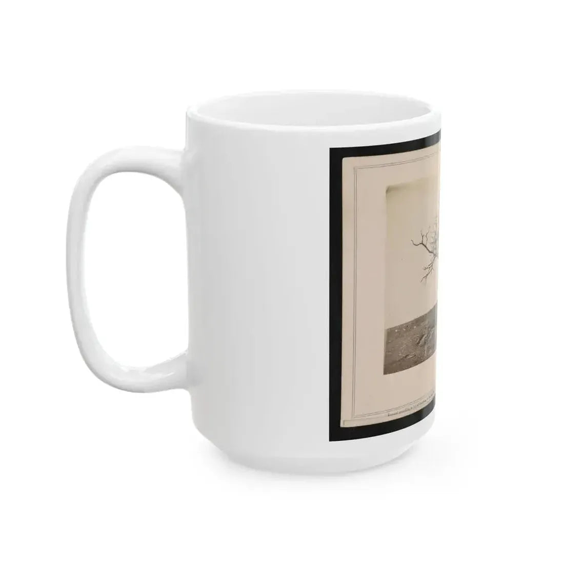 A Lone Grave On Battle-Field Of Antietam (U.S. Civil War) White Coffee Mug - Go Mug Yourself