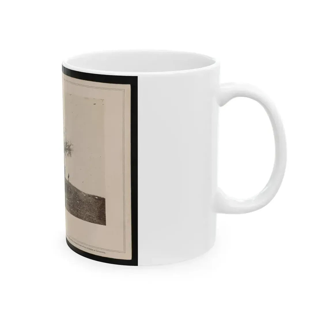 A Lone Grave On Battle-Field Of Antietam (U.S. Civil War) White Coffee Mug - Go Mug Yourself