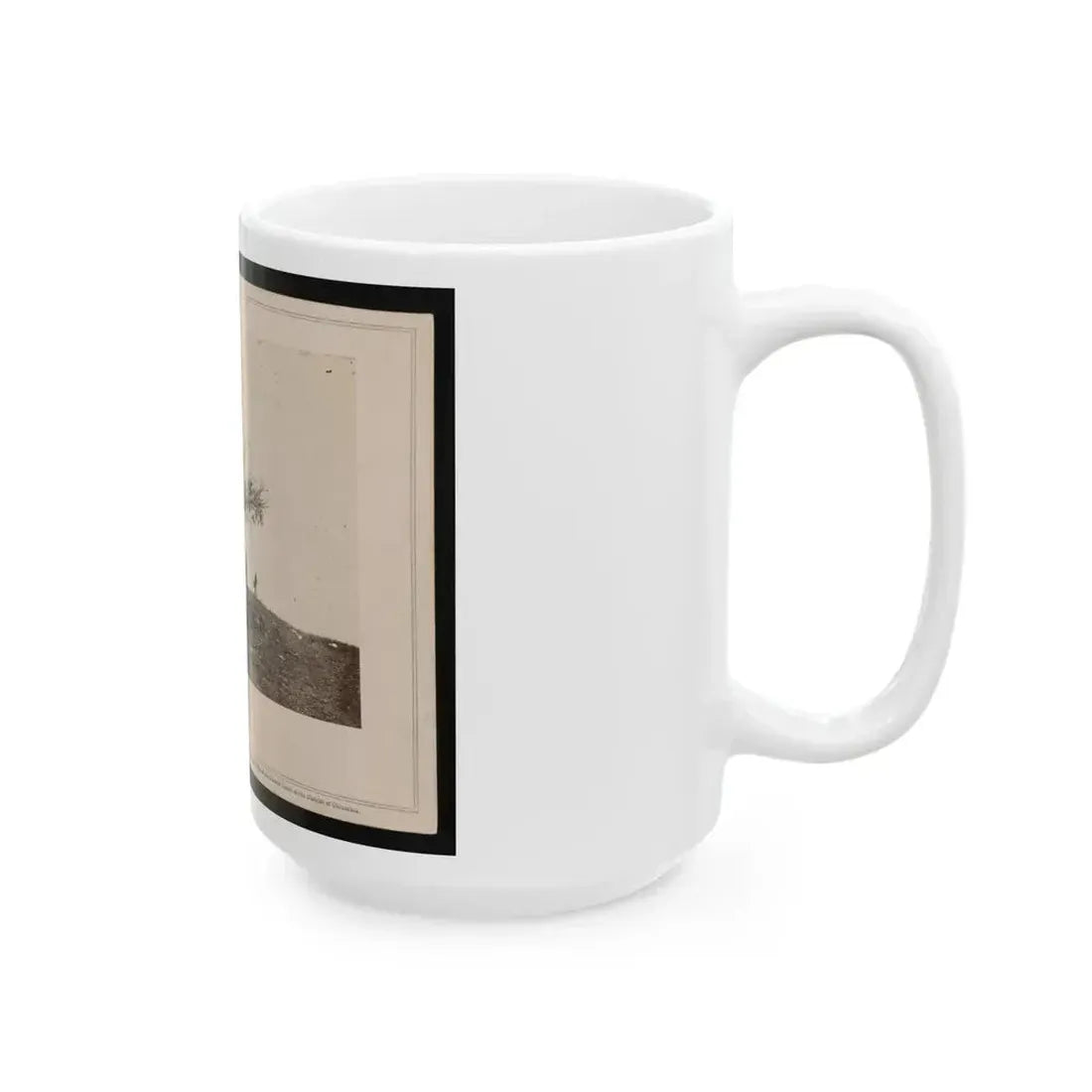 A Lone Grave On Battle-Field Of Antietam (U.S. Civil War) White Coffee Mug - Go Mug Yourself