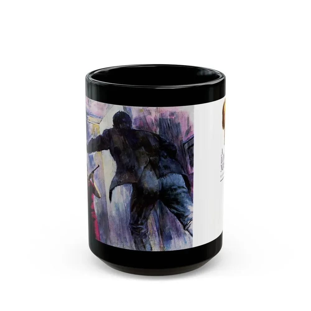A Lover's Mask, Saturday Evening Post, May 6, 1967 - Black Coffee Mug 15oz - Go Mug Yourself