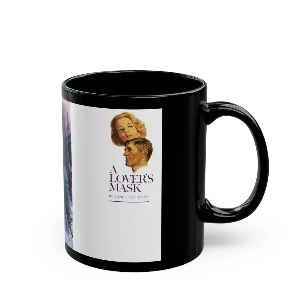 A Lover's Mask, Saturday Evening Post, May 6, 1967 - Black Coffee Mug - Go Mug Yourself