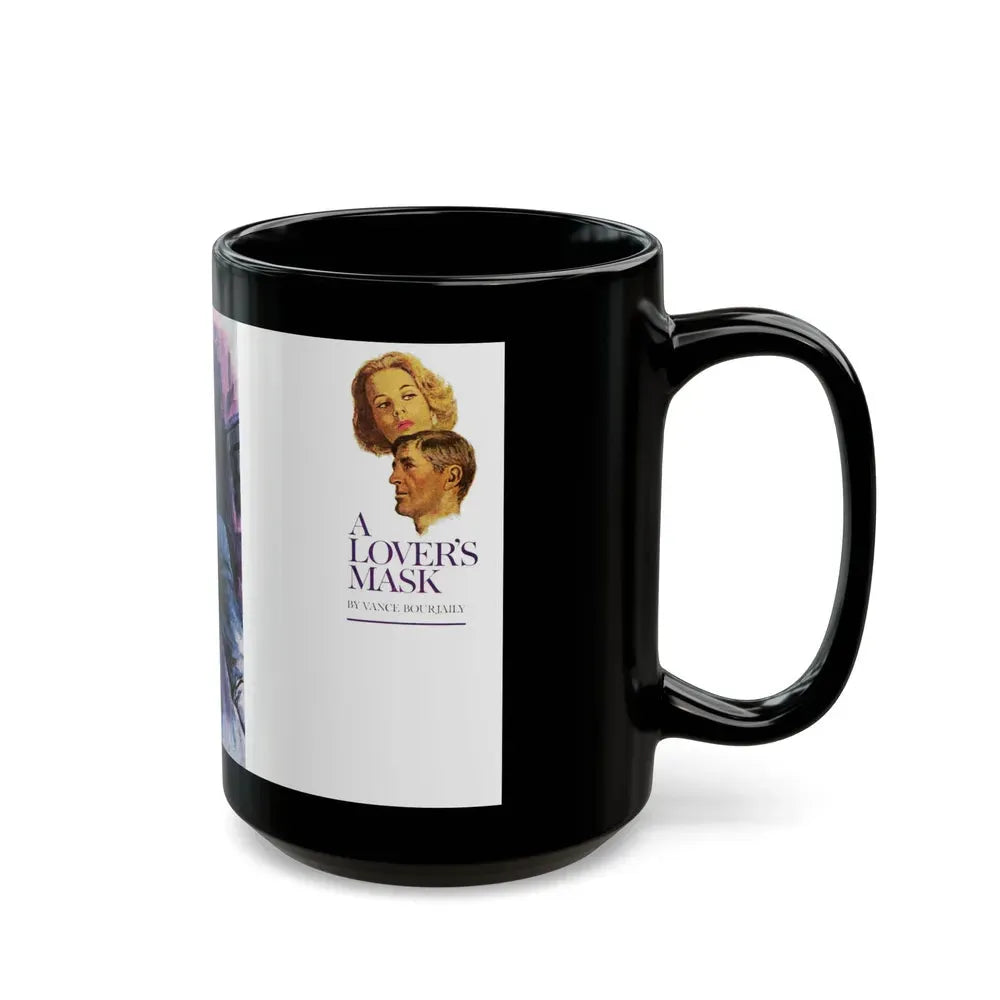 A Lover's Mask, Saturday Evening Post, May 6, 1967 - Black Coffee Mug - Go Mug Yourself