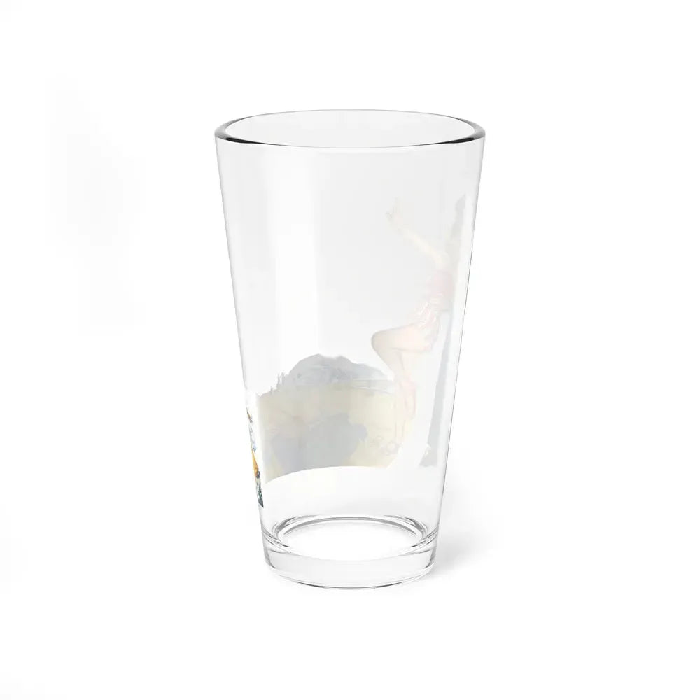 A Lucky Catch, Redbook, August 1956 (Magazine Illustration) Pint Glass 16oz - Go Mug Yourself