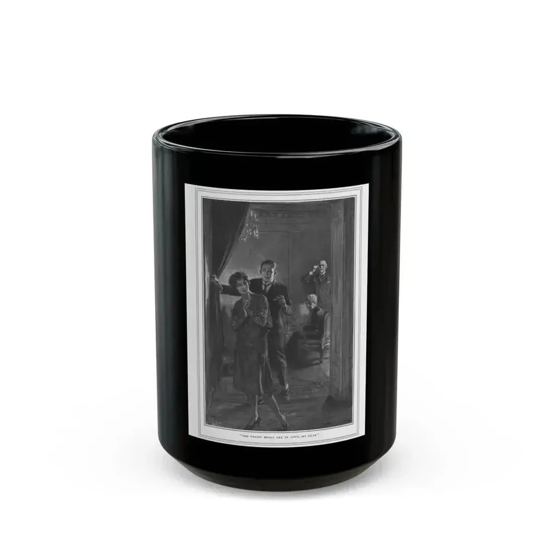 A Maid Among Men, Ladies' Home Journal, September 1927 - Black Coffee Mug 15oz - Go Mug Yourself