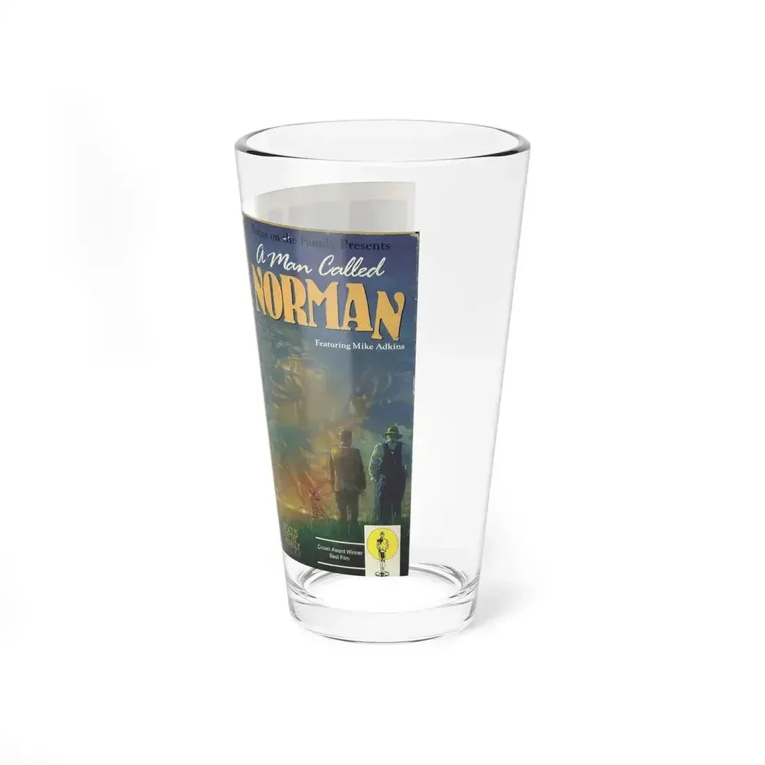 A MAN CALLED NORMAN (VHS COVER) Pint Glass 16oz - Go Mug Yourself