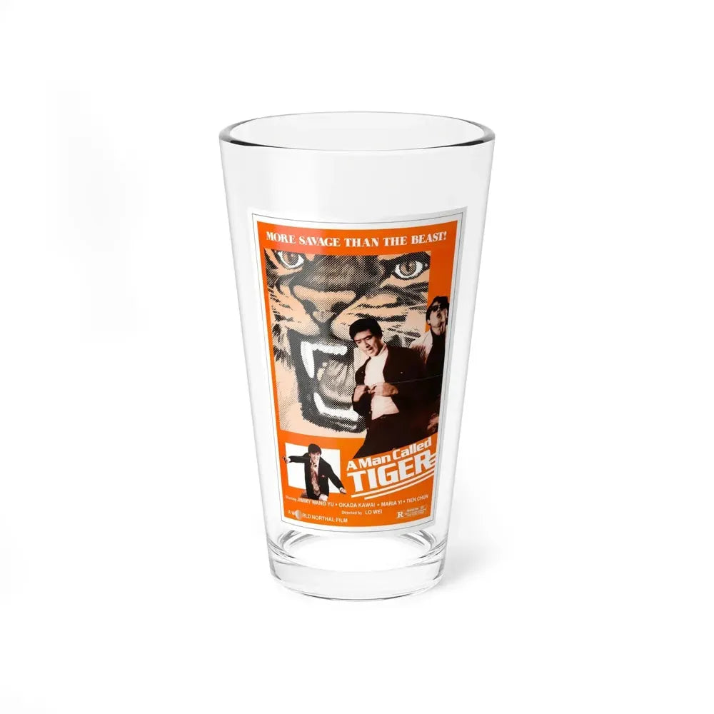 A MAN CALLED TIGER 1973 Movie Poster - Pint Glass 16oz 16oz - Go Mug Yourself