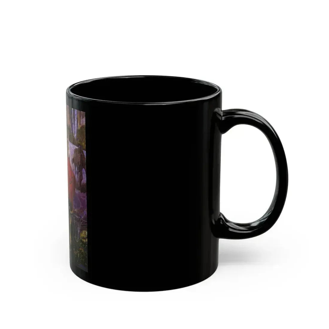 A Man & His Loyal Moose - Black Coffee Mug - Go Mug Yourself
