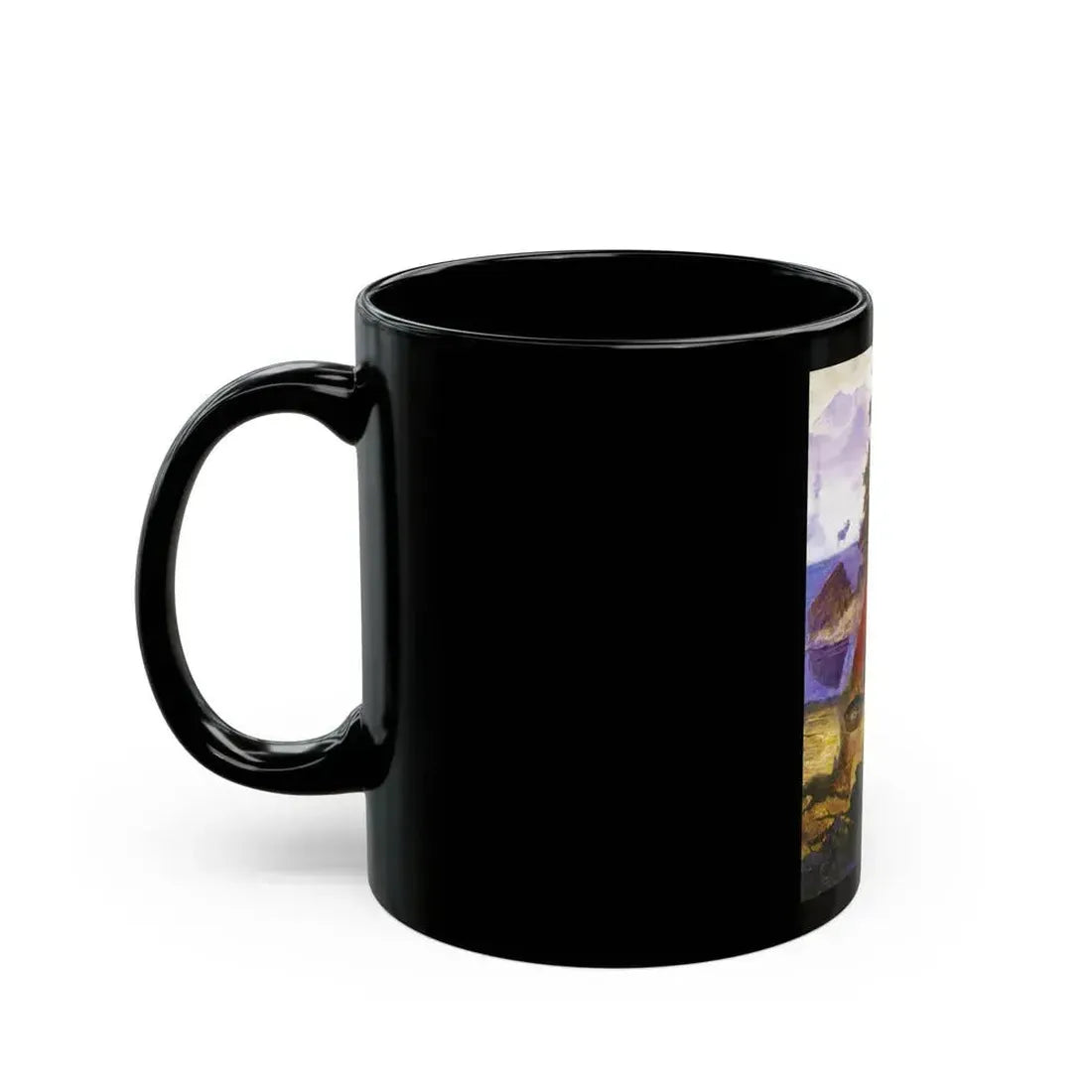 A Man & His Loyal Moose - Black Coffee Mug - Go Mug Yourself