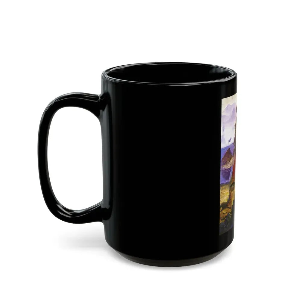 A Man & His Loyal Moose - Black Coffee Mug - Go Mug Yourself