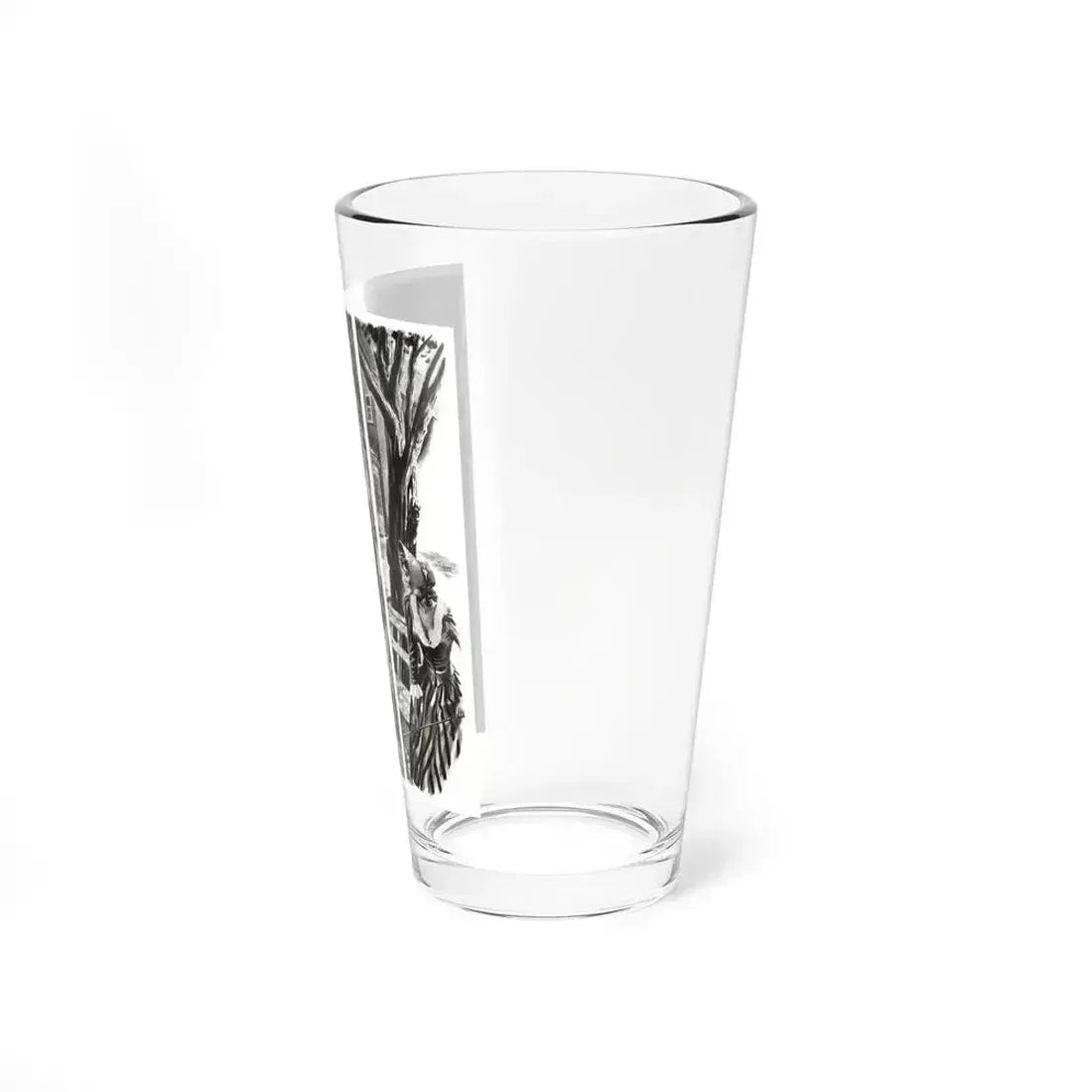 A man only half dies, Liberty magazine, March 1, 1941 (Magazine Illustration) Pint Glass 16oz - Go Mug Yourself