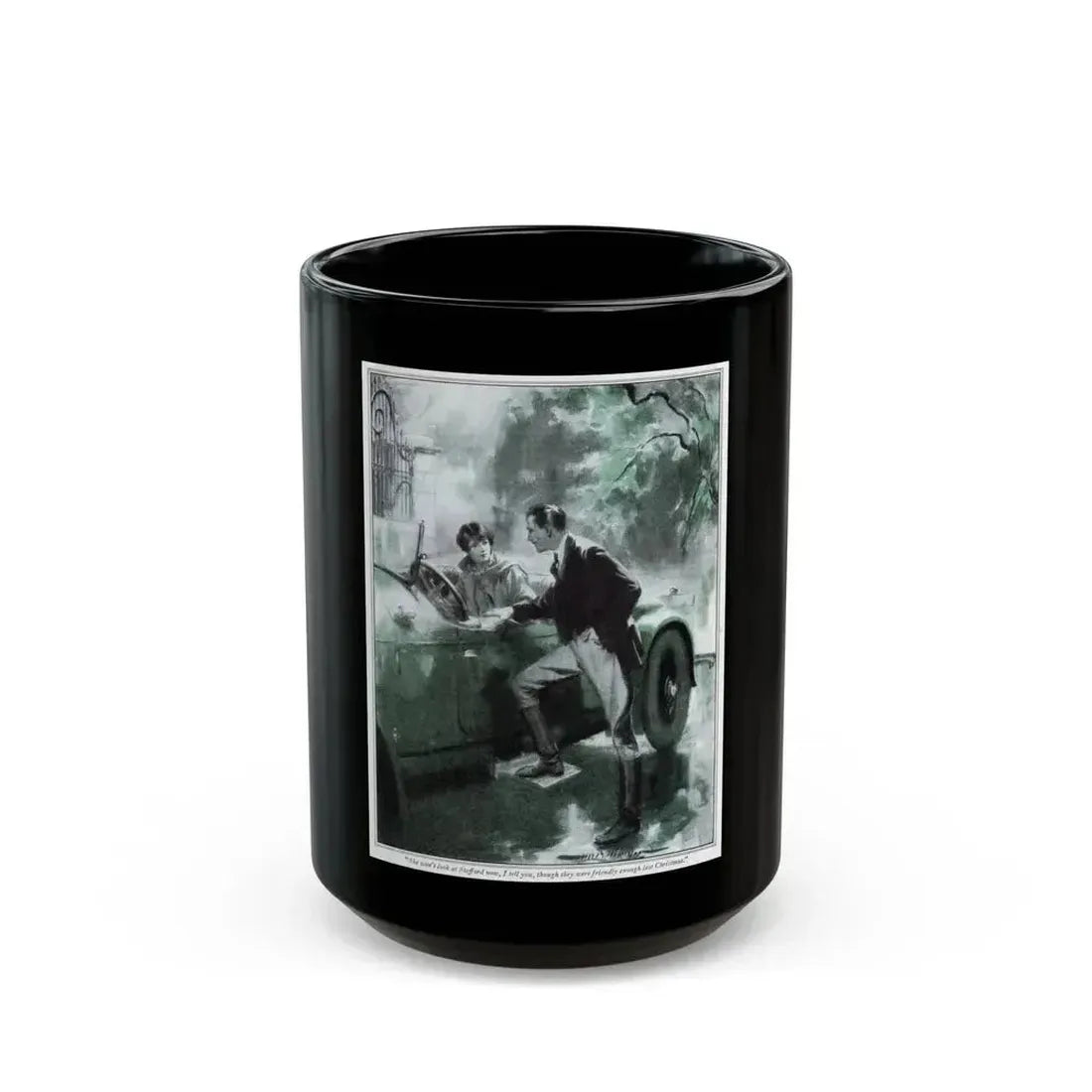 A Man Under Authority (1), McCalls magazine, November 1925 - Black Coffee Mug 15oz - Go Mug Yourself