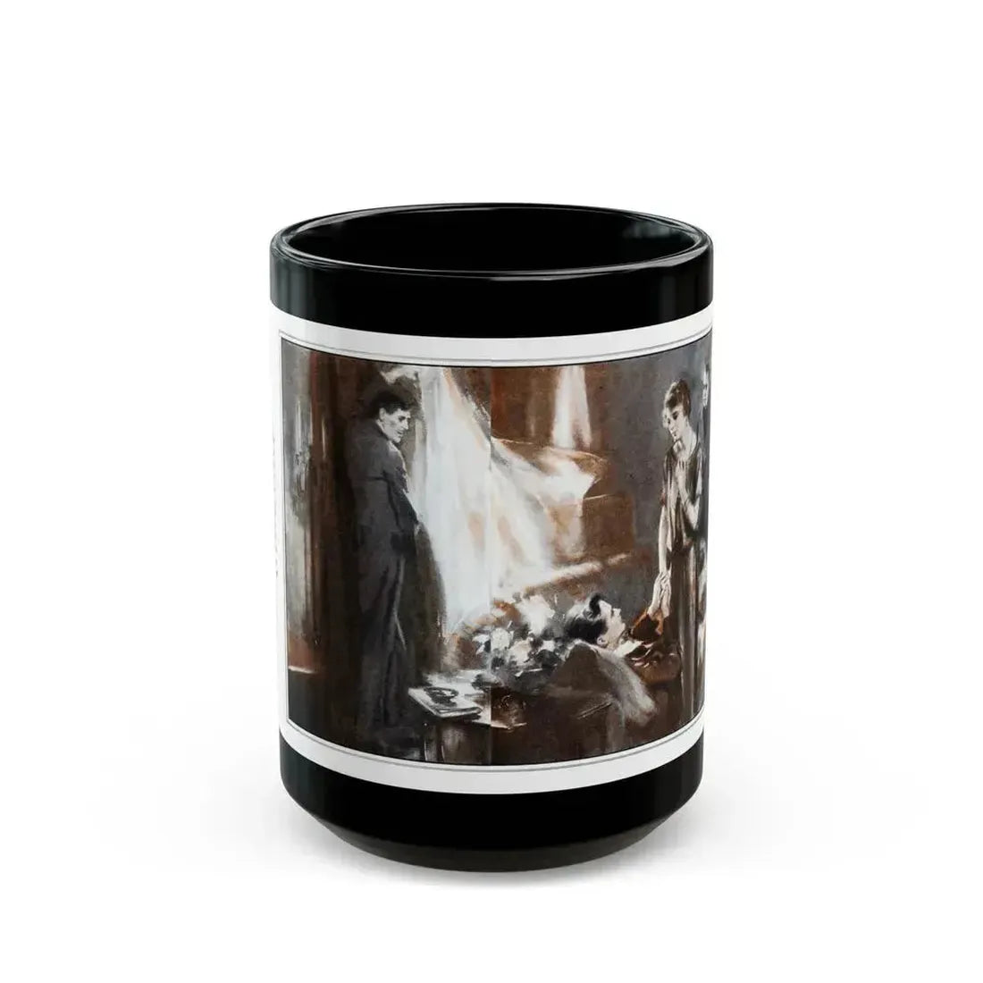 A Man Under Authority (2), McCalls magazine, November 1925 - Black Coffee Mug 15oz - Go Mug Yourself