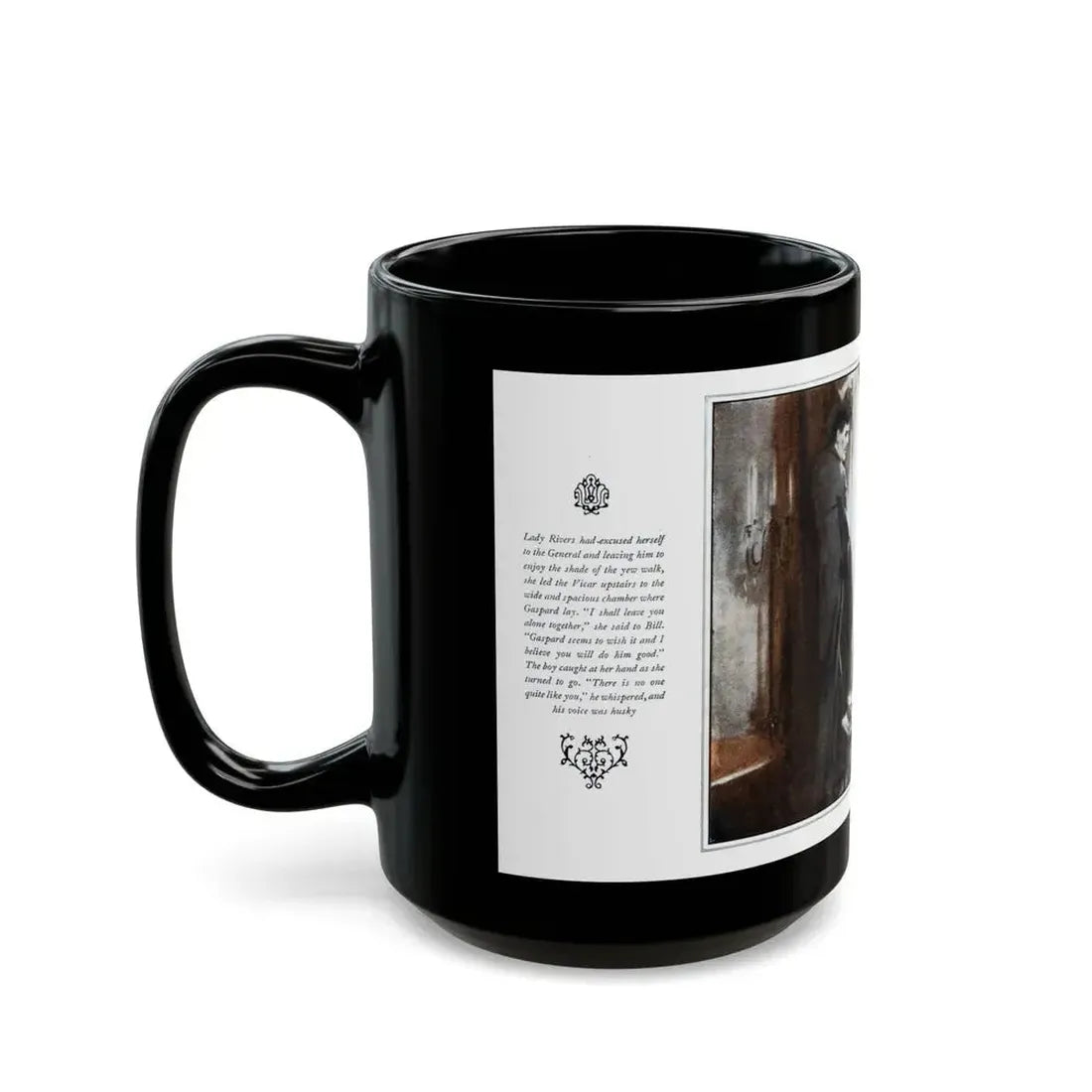 A Man Under Authority (2), McCalls magazine, November 1925 - Black Coffee Mug - Go Mug Yourself