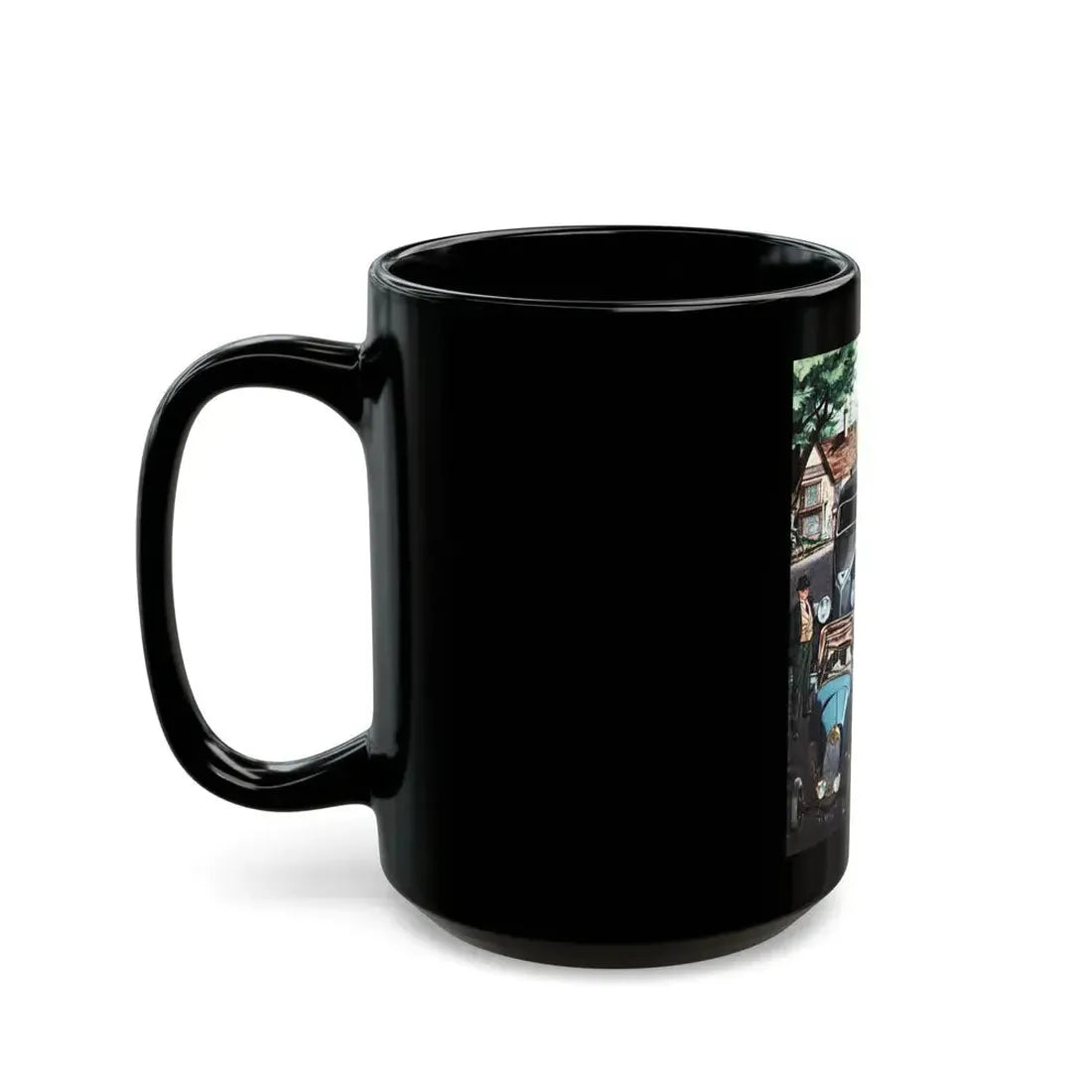 A Marvelous Surprise, Woman's Home Companion, April 1940 - Black Coffee Mug - Go Mug Yourself