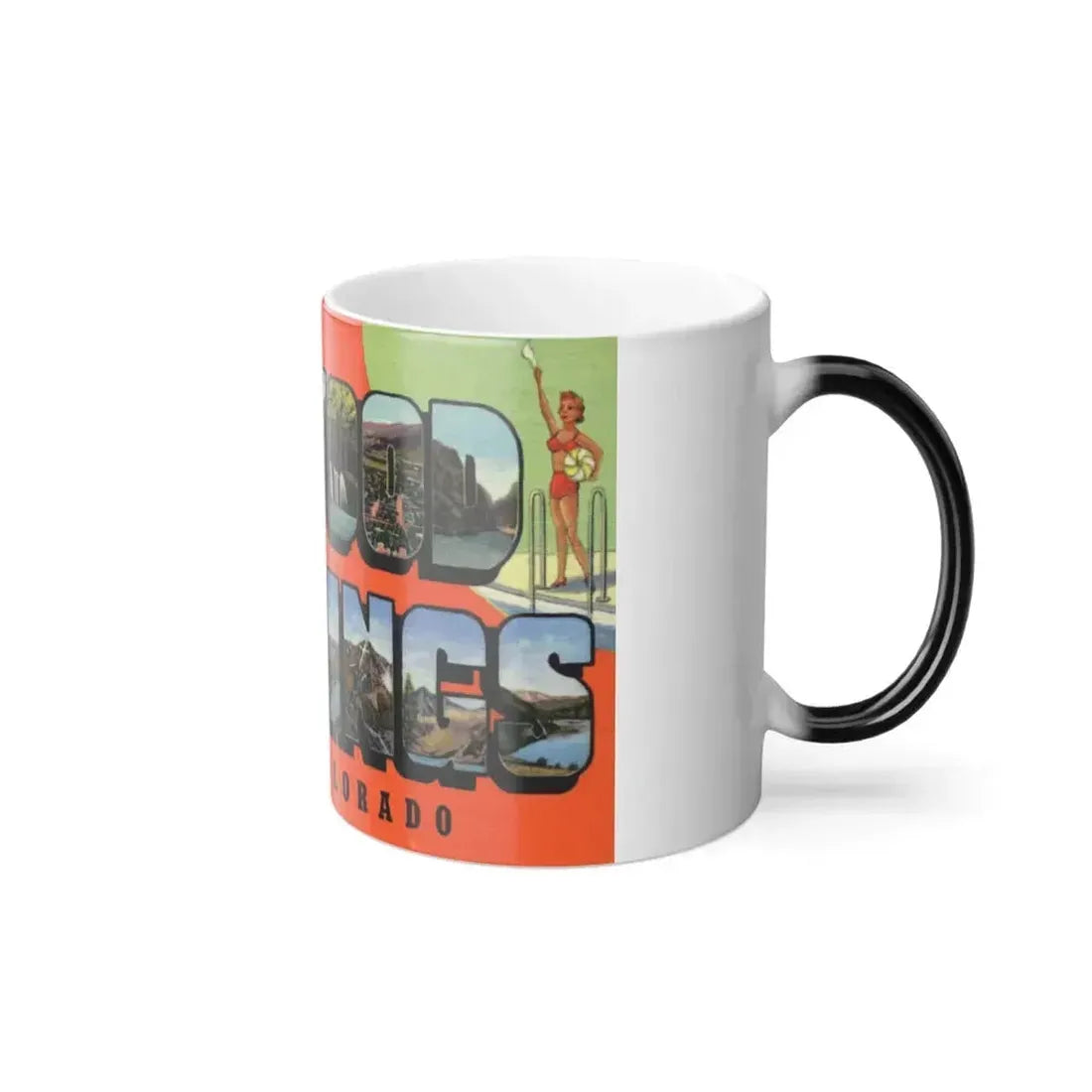 A message from Glenwood Springs Colorado (Greeting Postcards) Color Changing Mug 11oz - Go Mug Yourself