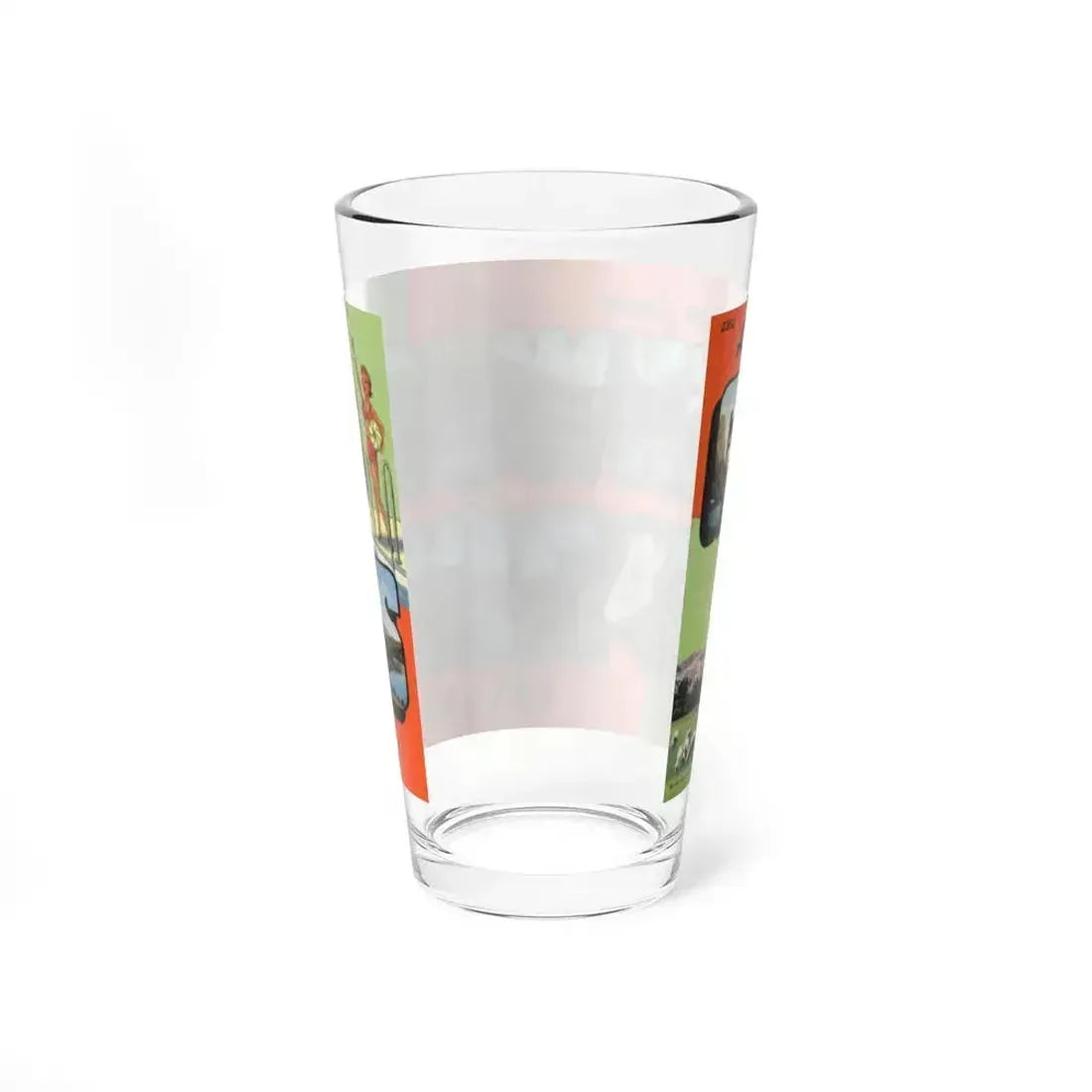 A message from Glenwood Springs Colorado (Greeting Postcards) Pint Glass 16oz - Go Mug Yourself