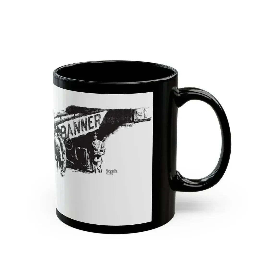A Million in Gold, Collier's, March 10, 1928 - Black Coffee Mug - Go Mug Yourself