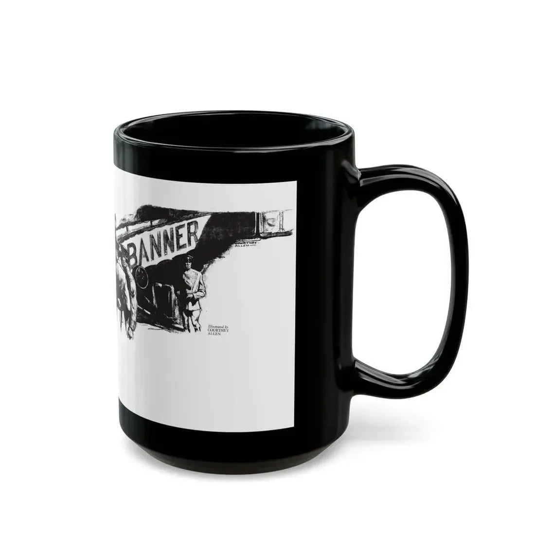 A Million in Gold, Collier's, March 10, 1928 - Black Coffee Mug - Go Mug Yourself