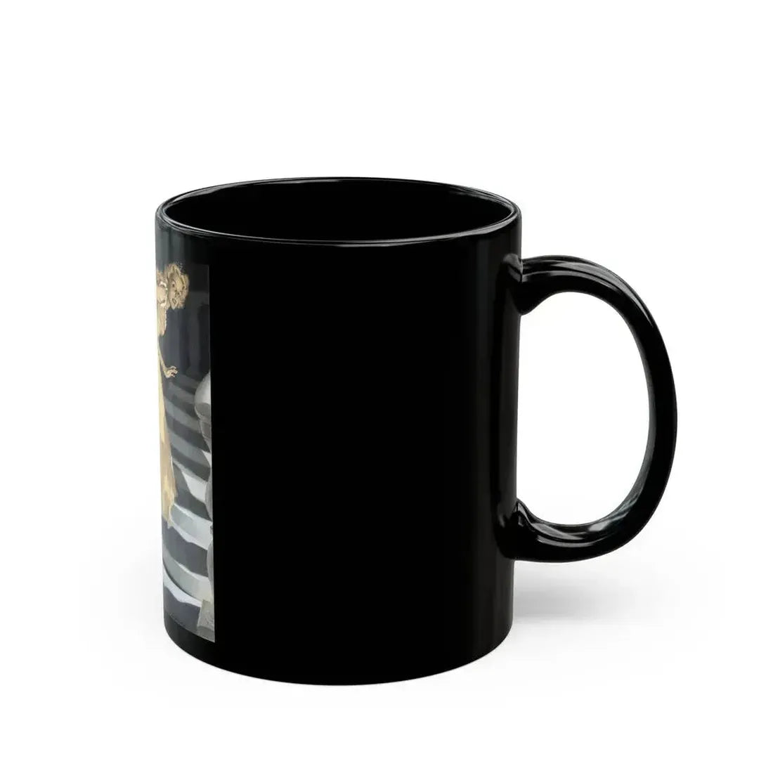 A Modern Cinderella, story Illustration - Black Coffee Mug - Go Mug Yourself