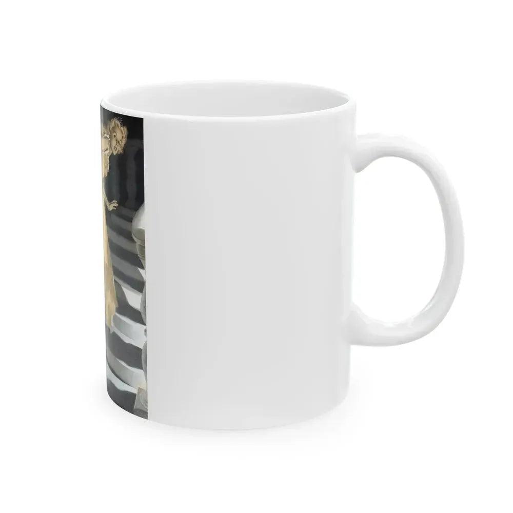 A Modern Cinderella, story Illustration - White Coffee Mug - Go Mug Yourself