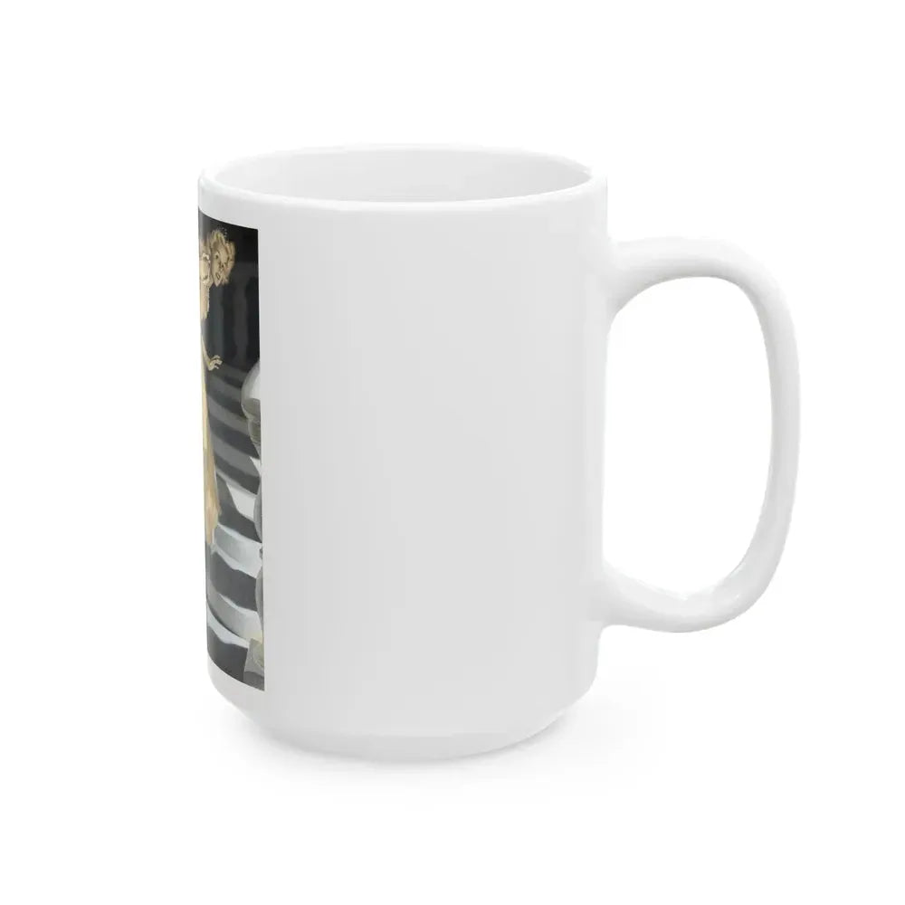 A Modern Cinderella, story Illustration - White Coffee Mug - Go Mug Yourself