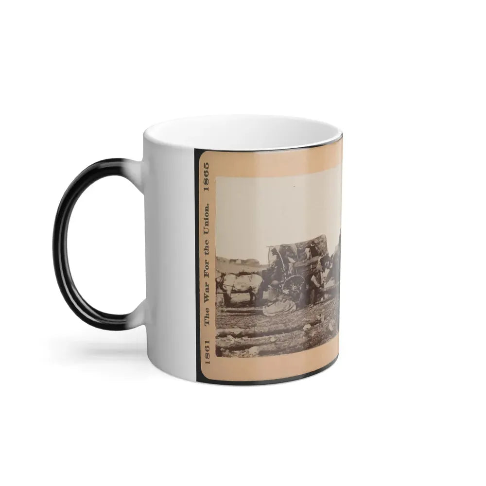 A Negro Family Coming Into the Union Lines (U.S. Civil War) Color Changing Coffee Mug 11oz - Go Mug Yourself