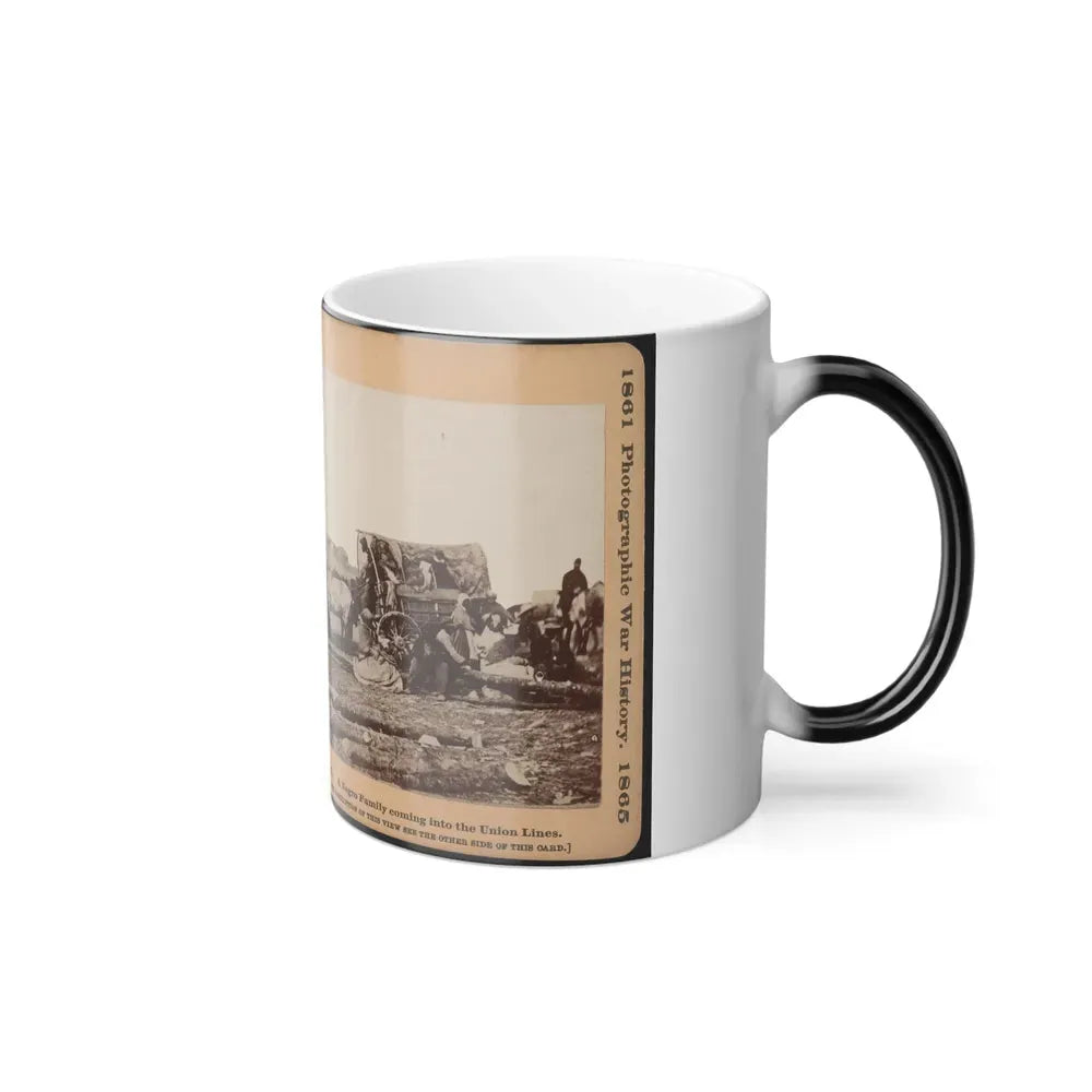 A Negro Family Coming Into the Union Lines (U.S. Civil War) Color Changing Coffee Mug 11oz - Go Mug Yourself