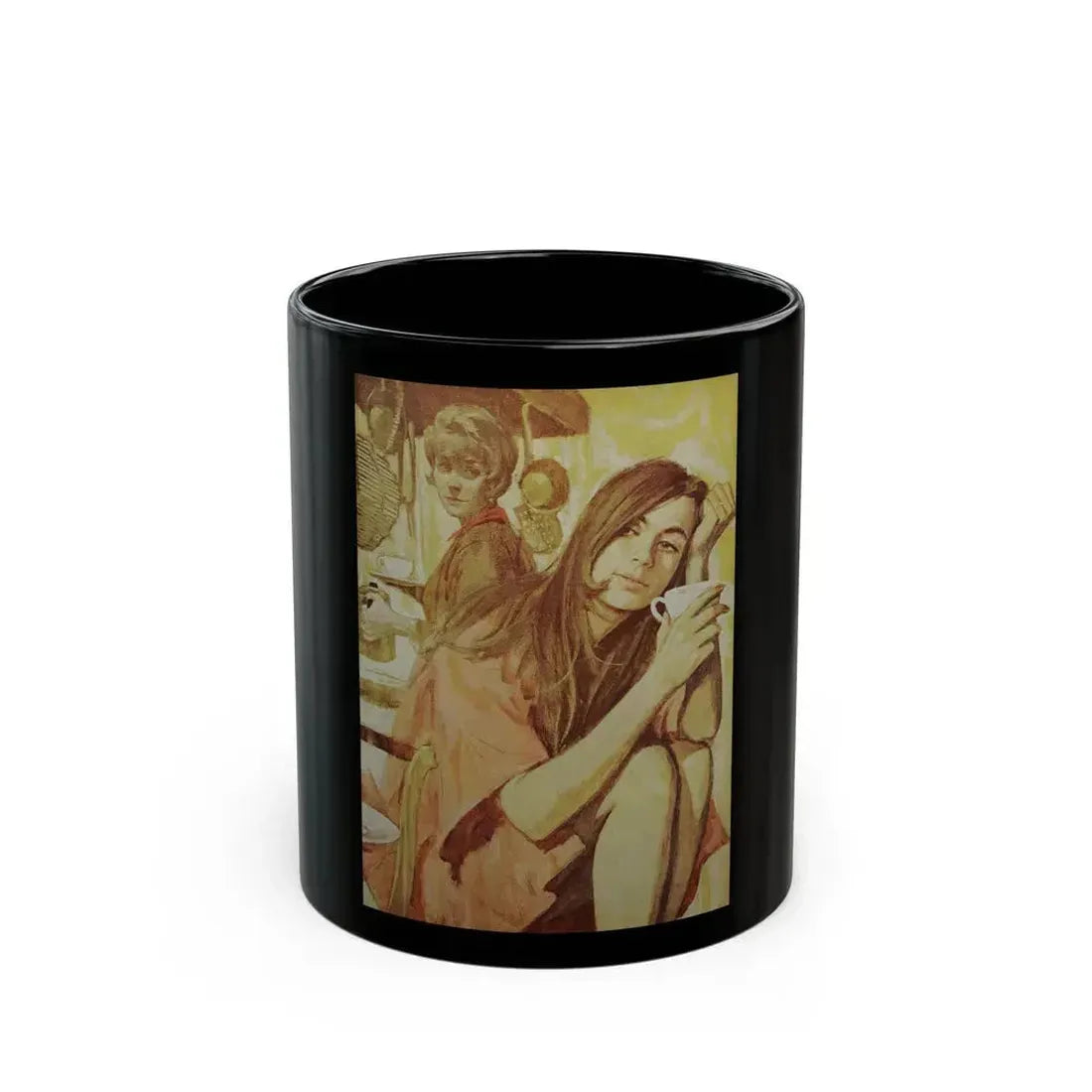 A new and gentle light, Good Housekeeping, July 1969 - Black Coffee Mug 11oz - Go Mug Yourself