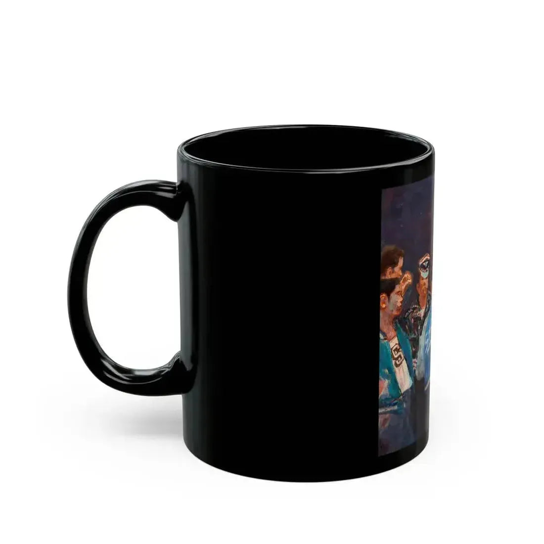 A New York Street Gang, Life magazine cover, September 9, 1957 - Black Coffee Mug - Go Mug Yourself