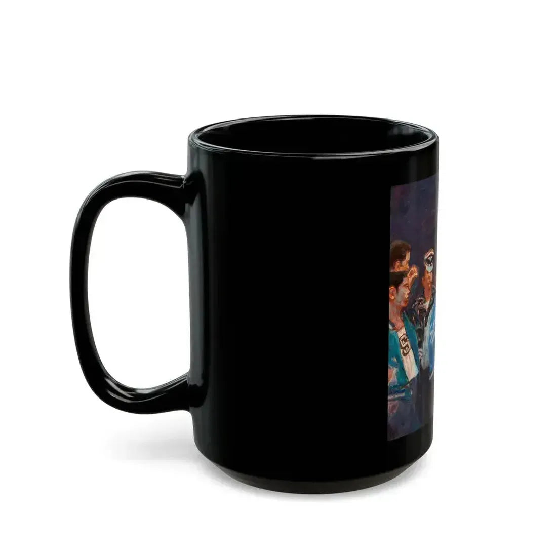A New York Street Gang, Life magazine cover, September 9, 1957 - Black Coffee Mug - Go Mug Yourself