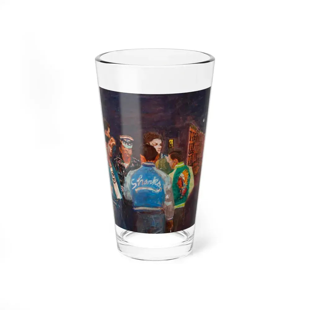 A New York Street Gang, Life magazine cover, September 9, 1957 (Magazine Illustration) Pint Glass 16oz 16oz - Go Mug Yourself
