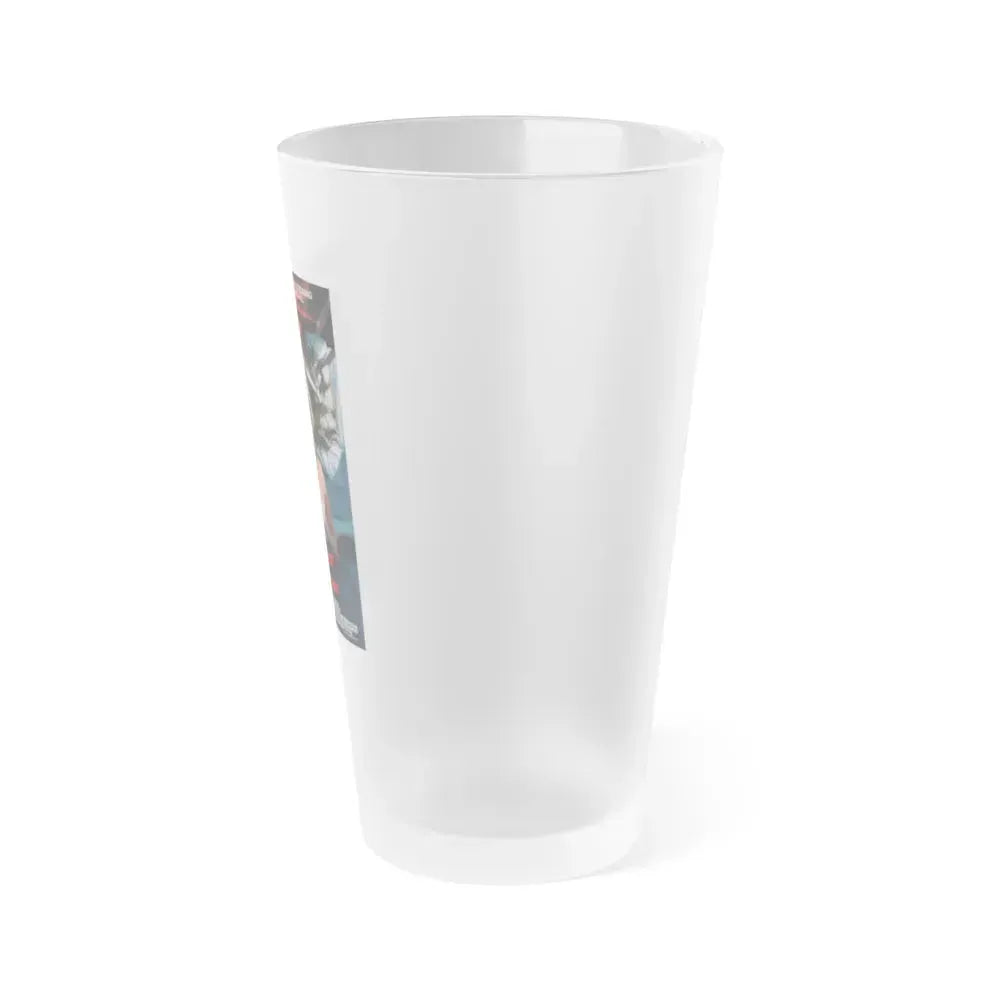 A NIGHTMARE ON ELM STREET 1984 Movie Poster - Frosted Pint Glass 16oz - Go Mug Yourself