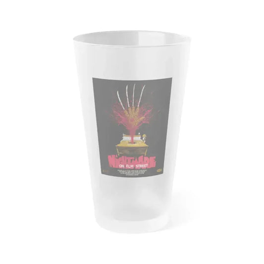 A NIGHTMARE ON ELM STREET (2) 1984 Movie Poster - Frosted Pint Glass 16oz 16oz Frosted - Go Mug Yourself