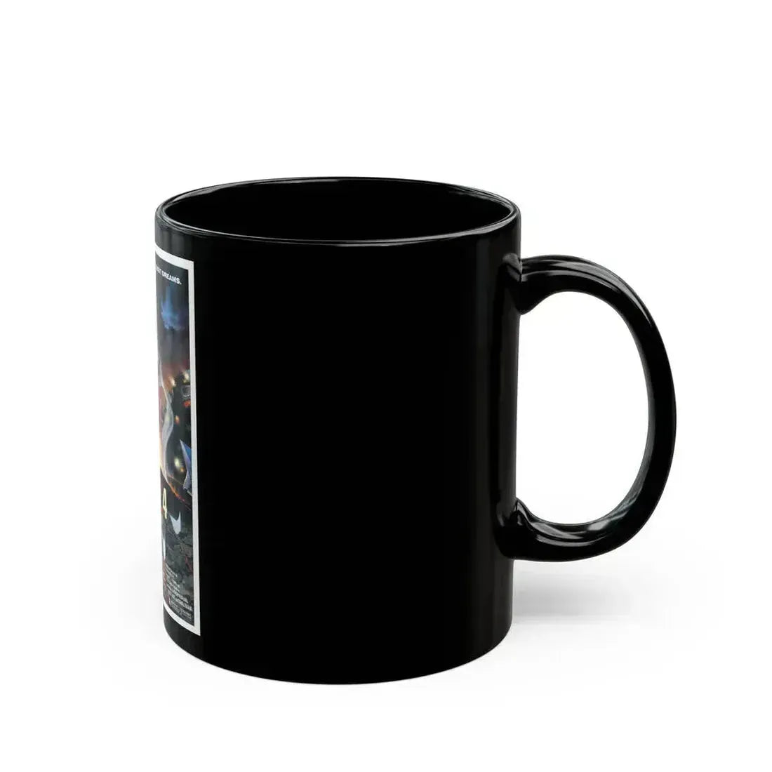 A NIGHTMARE ON ELM STREET 4 THE DREAM MASTER 1988 Movie Poster - Black Coffee Mug - Go Mug Yourself