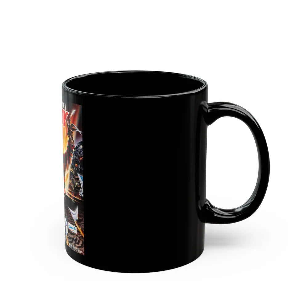 A NIGHTMARE ON ELM STREET 4 THE DREAM MASTER (FRENCH) 1988 Movie Poster - Black Coffee Mug-Go Mug Yourself