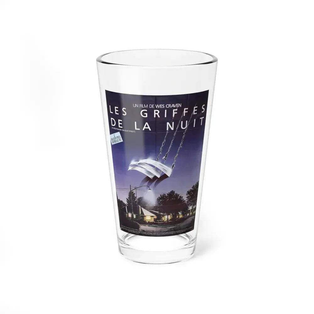 A NIGHTMARE ON ELM STREET (FRENCH) 1984 Movie Poster - Pint Glass 16oz 16oz - Go Mug Yourself
