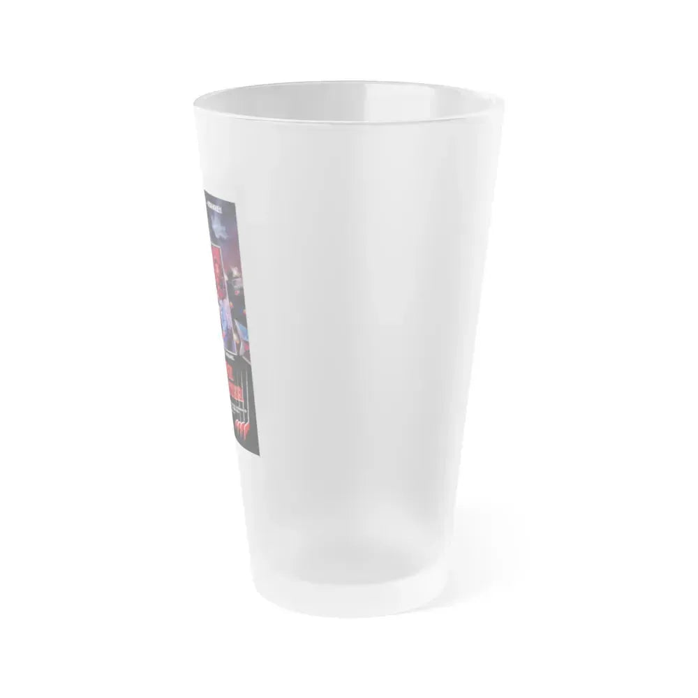 A NIGHTMARE ON ELM STREET PART 4 THE DREAM MASTER (DANISH) 1988 Movie Poster - Frosted Pint Glass 16oz - Go Mug Yourself