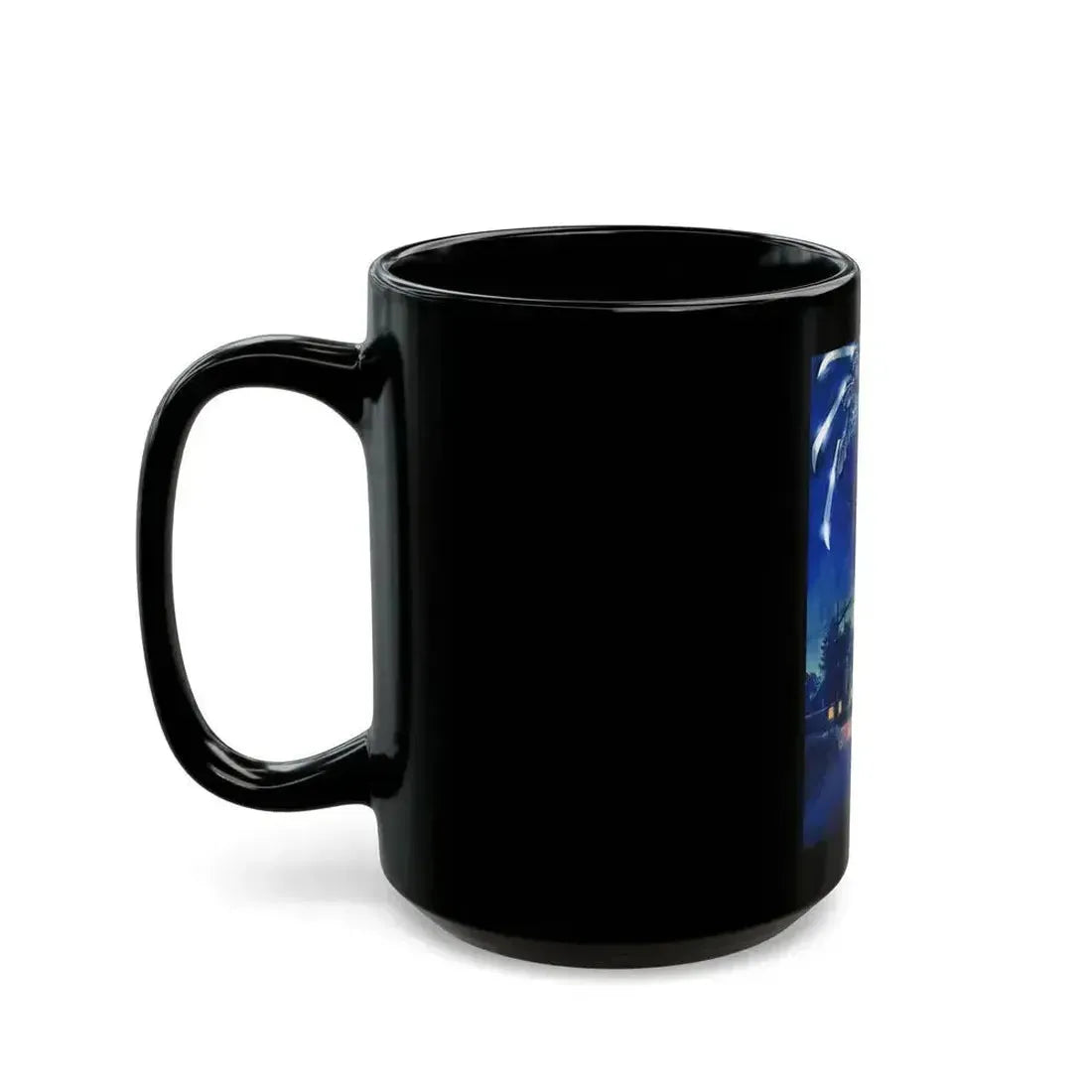 A NIGHTMARE ON ELM STREET (TEXTLESS) 1984 Movie Poster - Black Coffee Mug - Go Mug Yourself