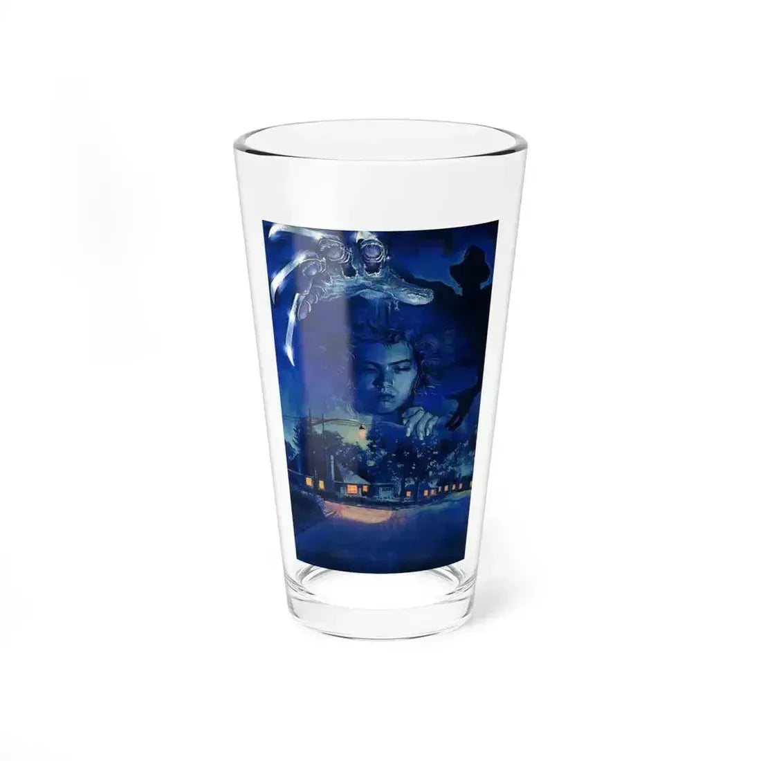 A NIGHTMARE ON ELM STREET (TEXTLESS) 1984 Movie Poster - Pint Glass 16oz 16oz - Go Mug Yourself