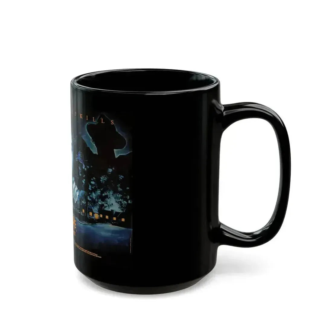 A NIGHTMARE ON ELM STREET (UK) 1984 Movie Poster - Black Coffee Mug - Go Mug Yourself