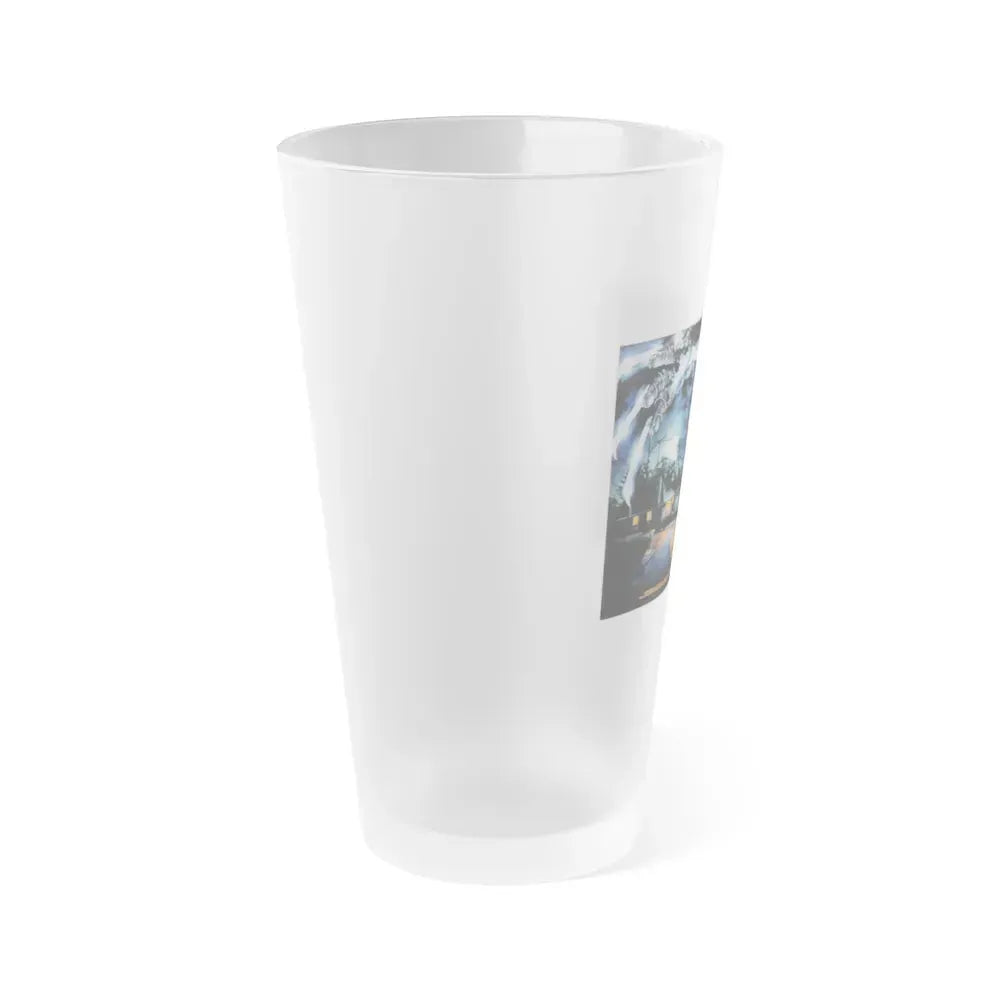 A NIGHTMARE ON ELM STREET (UK) 1984 Movie Poster - Frosted Pint Glass 16oz - Go Mug Yourself