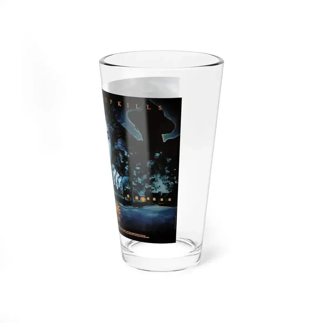 A NIGHTMARE ON ELM STREET (UK) 1984 Movie Poster - Pint Glass 16oz - Go Mug Yourself