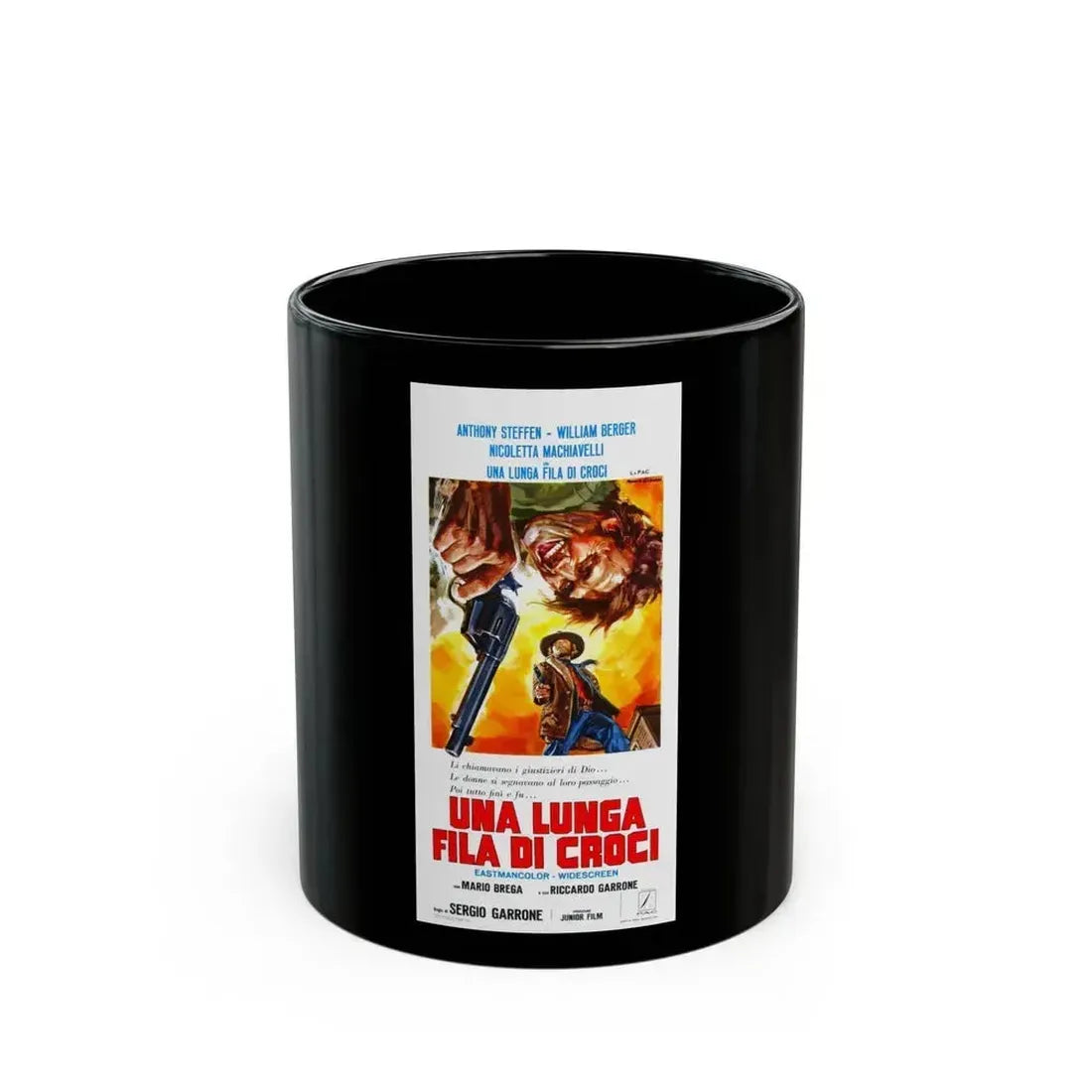 A NOOSE FOR DJANGO (NO ROOM TO DIE) 1969 Movie Poster - Black Coffee Mug 11oz - Go Mug Yourself
