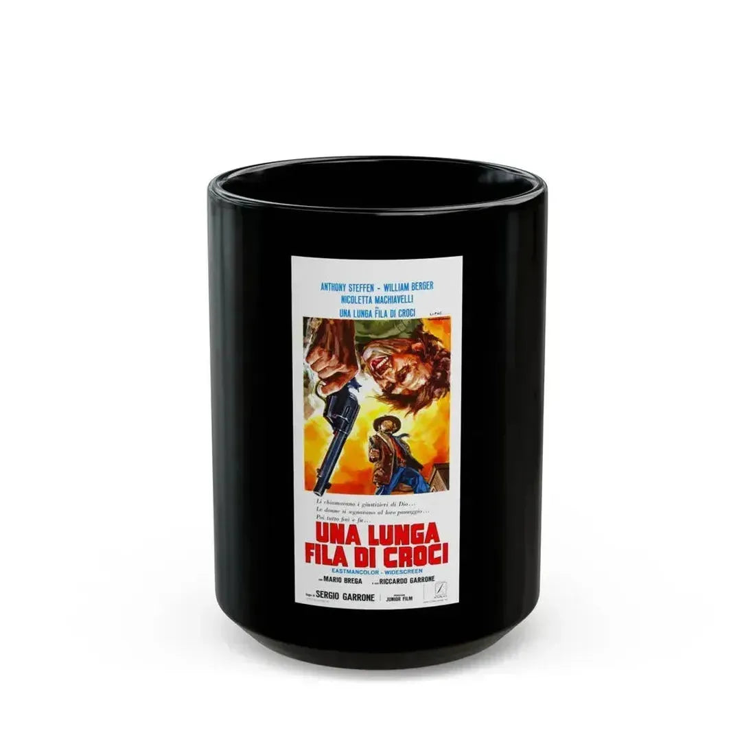 A NOOSE FOR DJANGO (NO ROOM TO DIE) 1969 Movie Poster - Black Coffee Mug 15oz - Go Mug Yourself