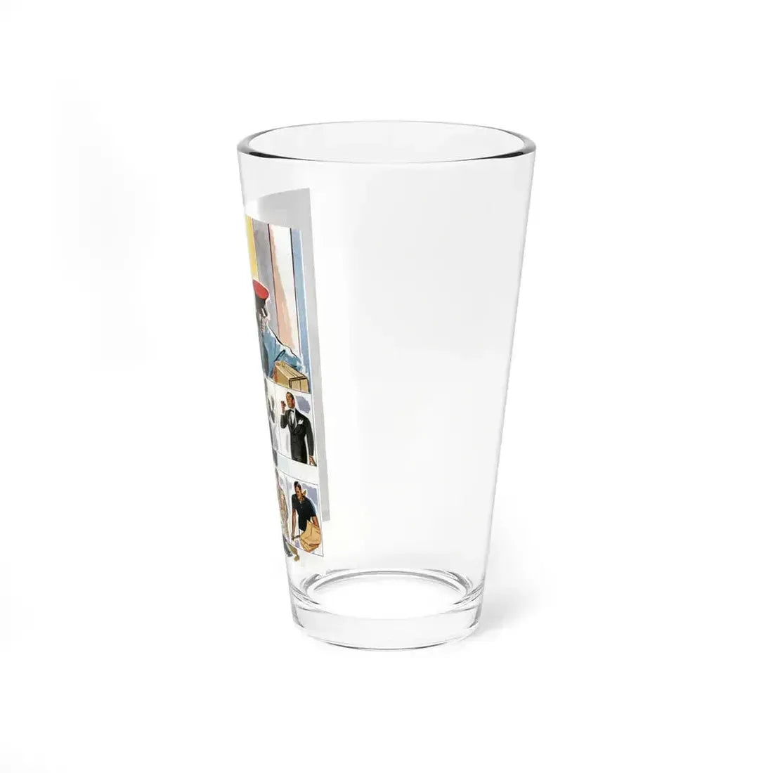 A Page For The European Traveler, Esquire, June 1934 (Magazine Illustration) Pint Glass 16oz - Go Mug Yourself